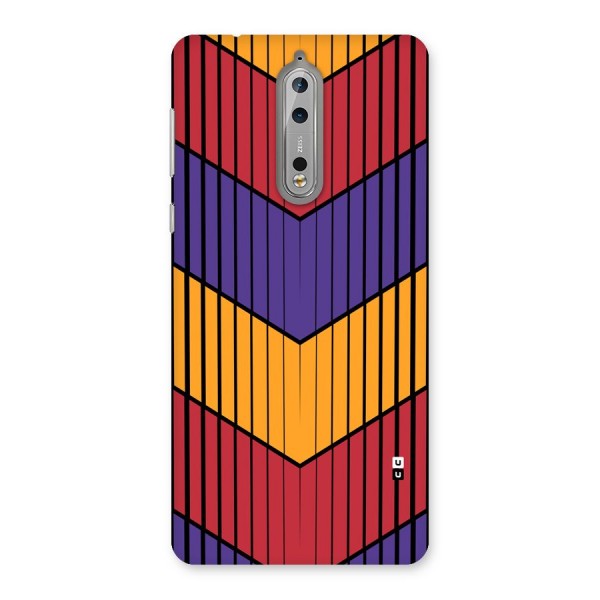 Angular Stripes Back Case for Nokia 8