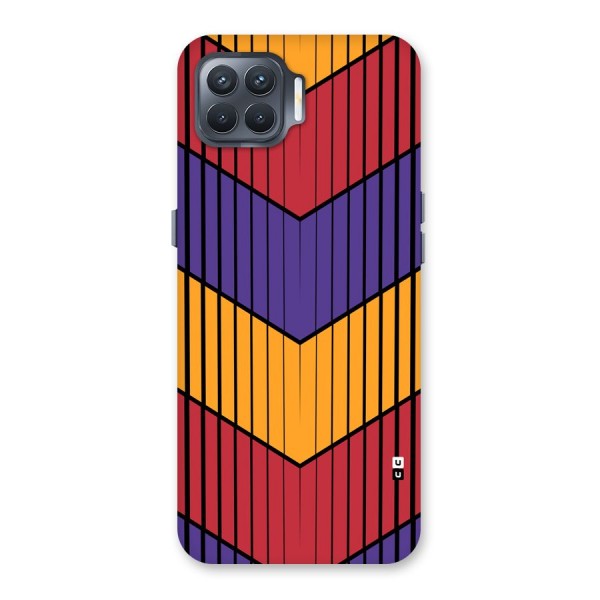 Angular Stripes Back Case for Oppo F17 Pro