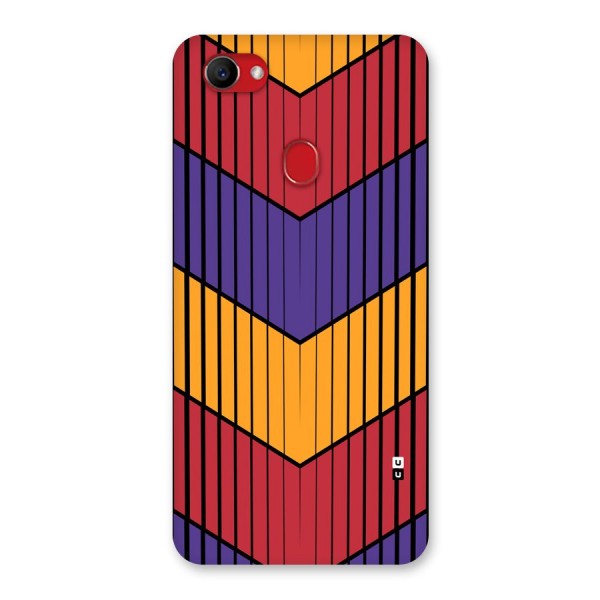 Angular Stripes Back Case for Oppo F7