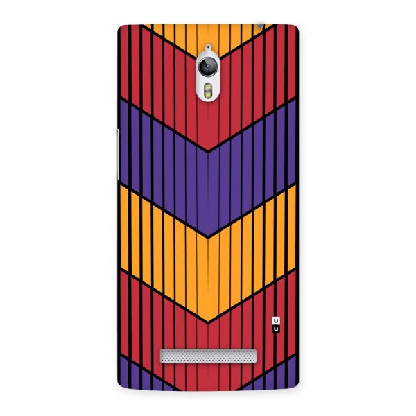 Angular Stripes Back Case for Oppo Find 7