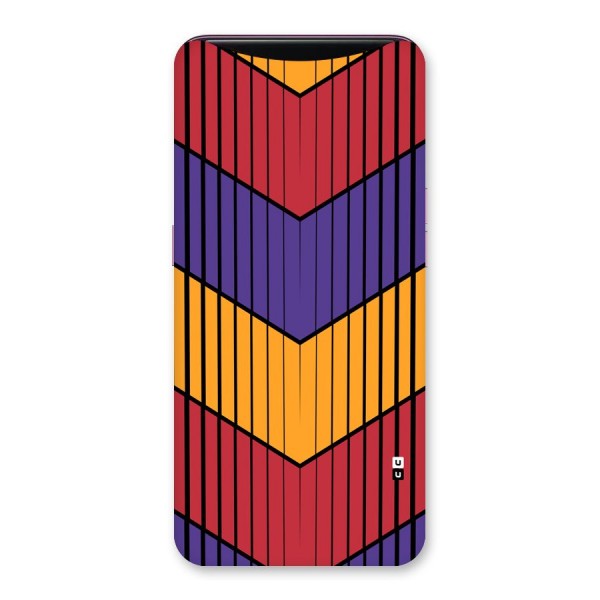 Angular Stripes Back Case for Oppo Find X