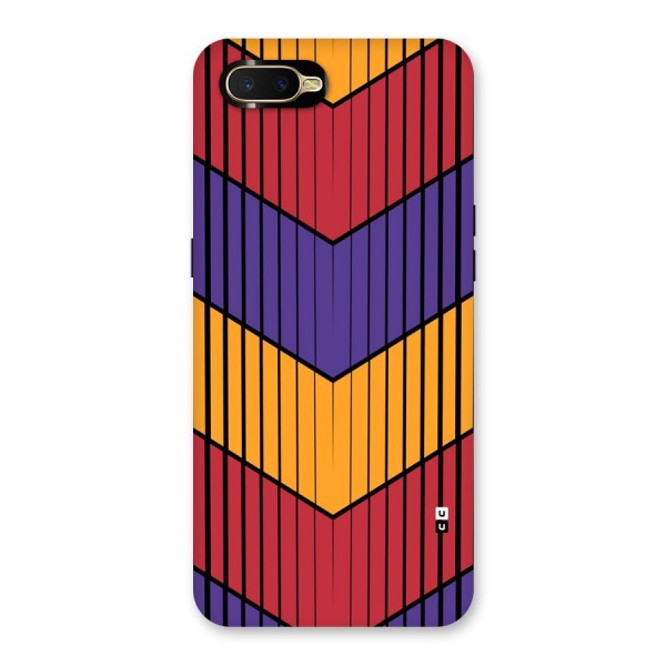 Angular Stripes Back Case for Oppo K1