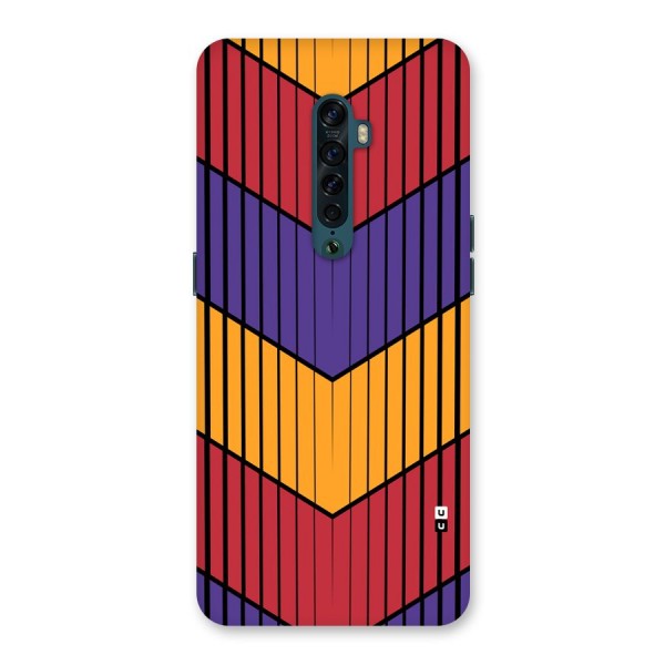 Angular Stripes Back Case for Oppo Reno2