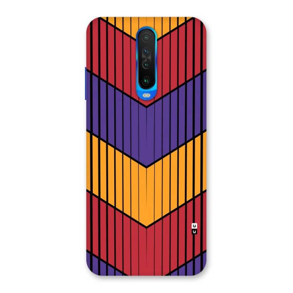 Angular Stripes Back Case for Poco X2