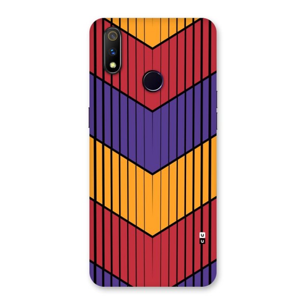 Angular Stripes Back Case for Realme 3 Pro