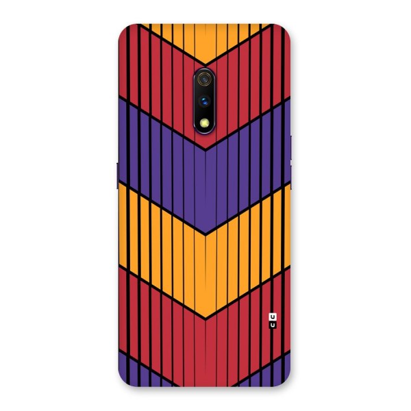 Angular Stripes Back Case for Realme X