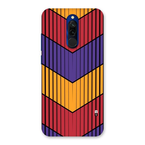 Angular Stripes Back Case for Redmi 8