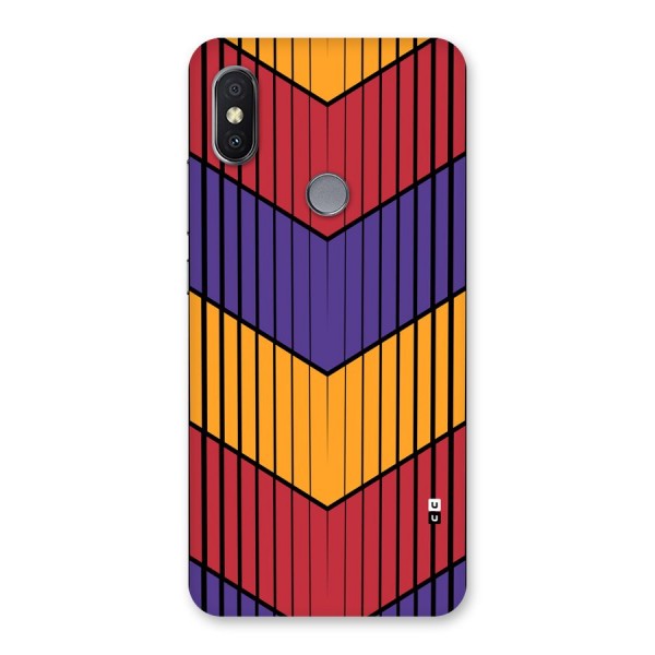 Angular Stripes Back Case for Redmi Y2