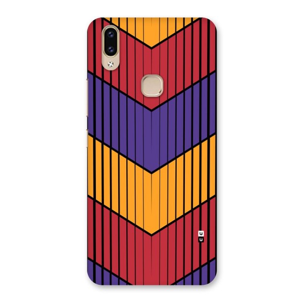 Angular Stripes Back Case for Vivo V9 Youth