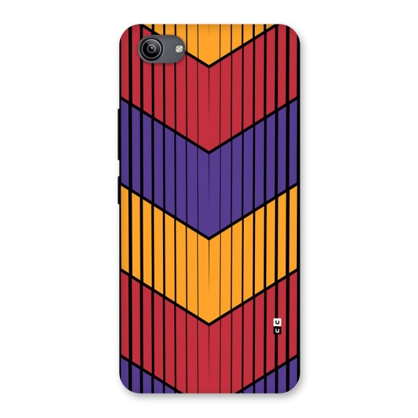 Angular Stripes Back Case for Vivo Y81i