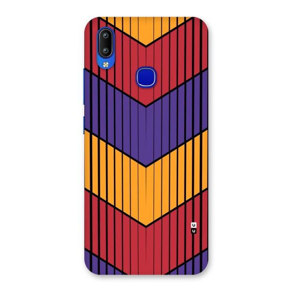 Angular Stripes Back Case for Vivo Y91