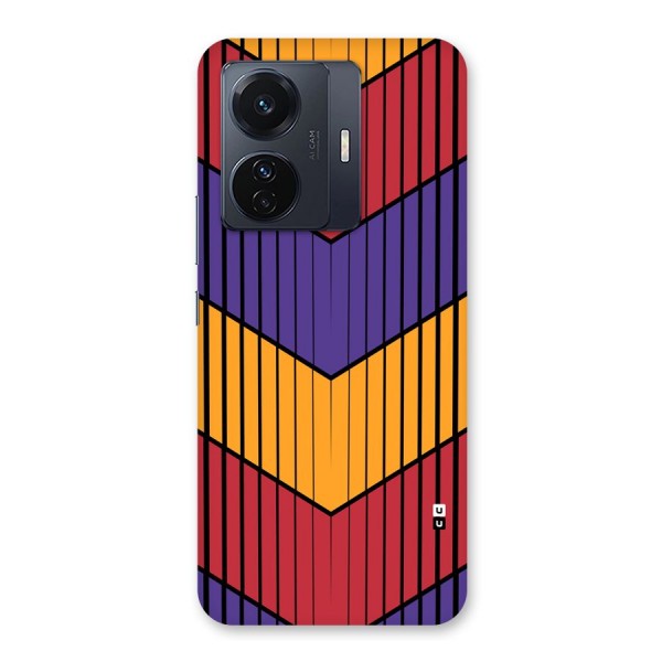 Angular Stripes Back Case for Vivo iQOO Z6 Pro