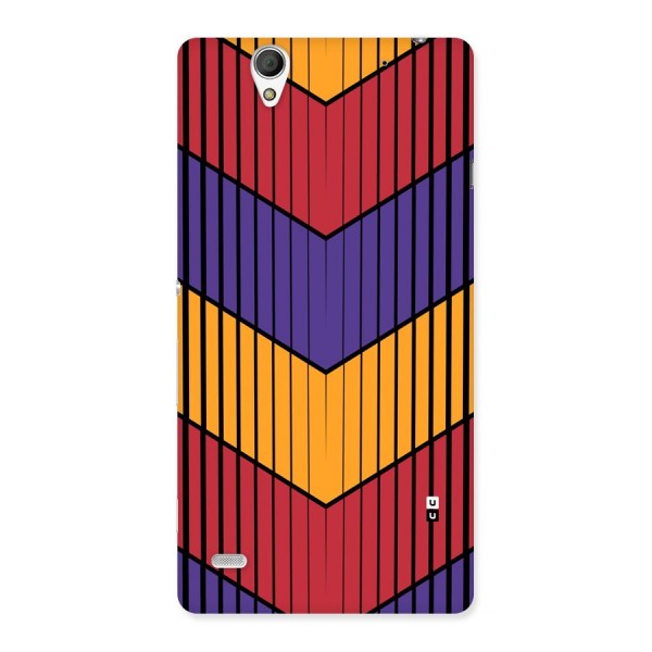 Angular Stripes Back Case for Xperia C4