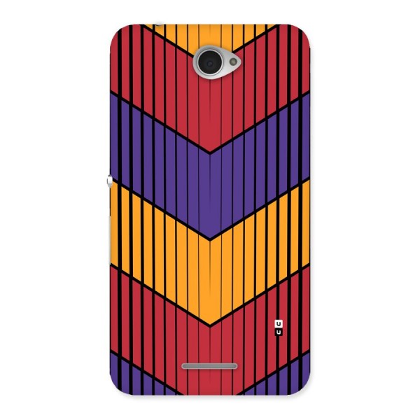 Angular Stripes Back Case for Xperia E4