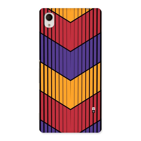 Angular Stripes Back Case for Xperia M4