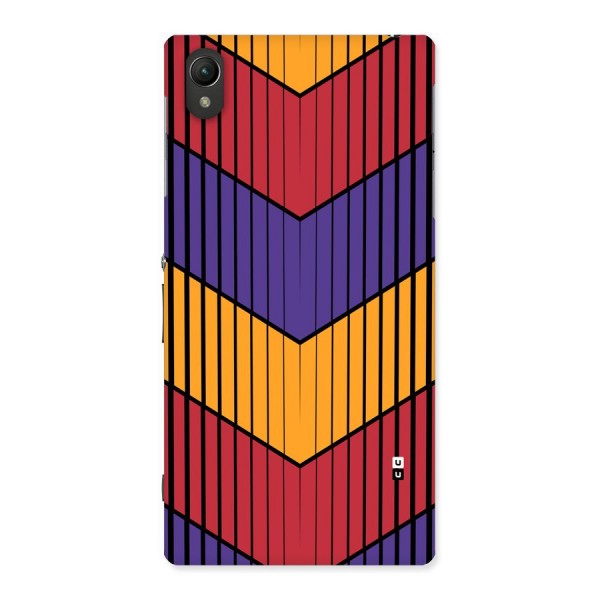 Angular Stripes Back Case for Xperia Z1