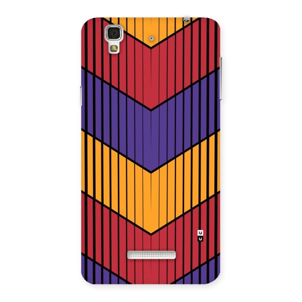 Angular Stripes Back Case for YU Yureka Plus