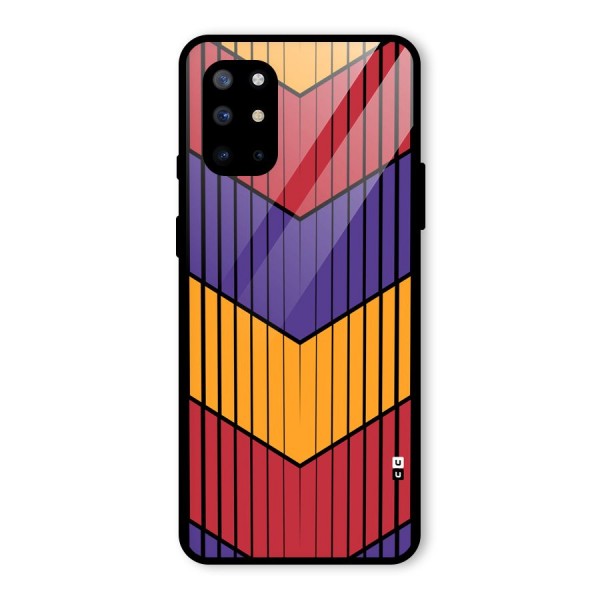 Angular Stripes Glass Back Case for OnePlus 8T