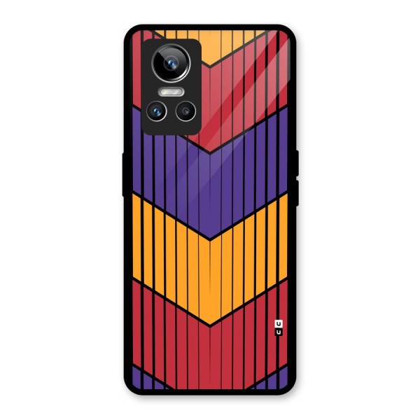 Angular Stripes Glass Back Case for Realme GT Neo 3