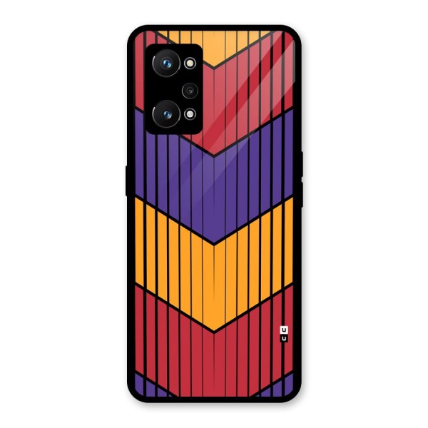 Angular Stripes Glass Back Case for Realme GT Neo 3T