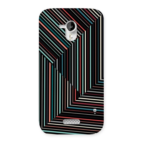 Angulars Stripes Back Case for Canvas HD A116