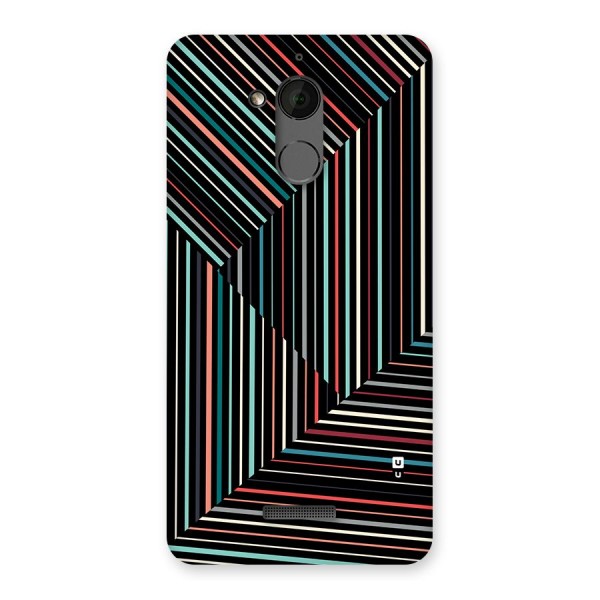 Angulars Stripes Back Case for Coolpad Note 5