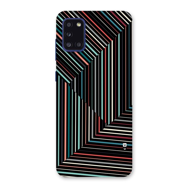 Angulars Stripes Back Case for Galaxy A31