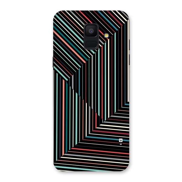 Angulars Stripes Back Case for Galaxy A6 (2018)