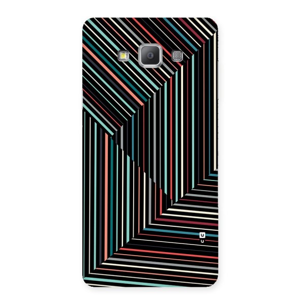 Angulars Stripes Back Case for Galaxy A7