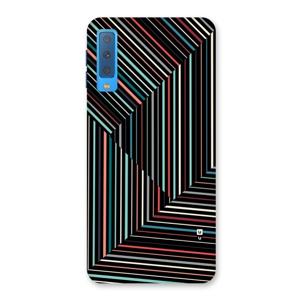 Angulars Stripes Back Case for Galaxy A7 (2018)