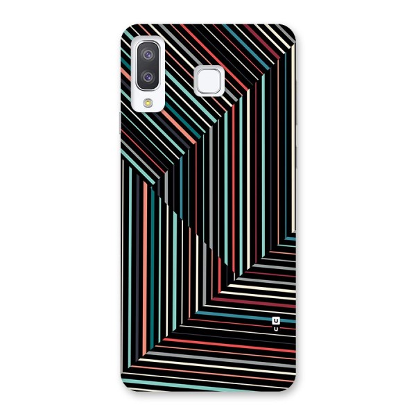 Angulars Stripes Back Case for Galaxy A8 Star