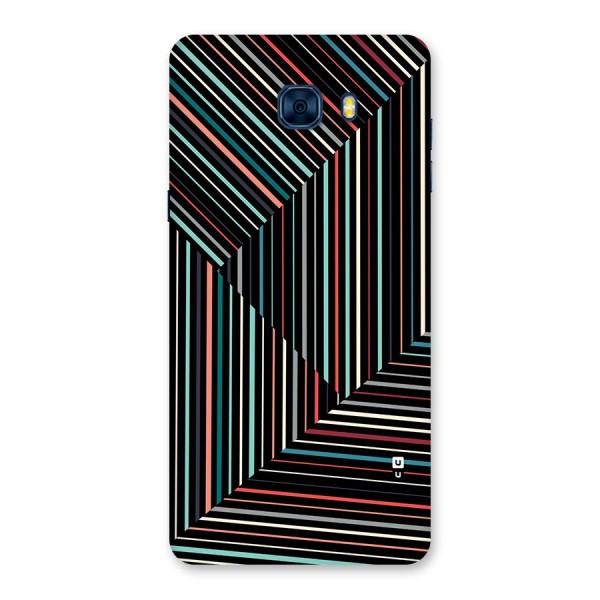 Angulars Stripes Back Case for Galaxy C7 Pro