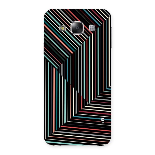 Angulars Stripes Back Case for Galaxy E5