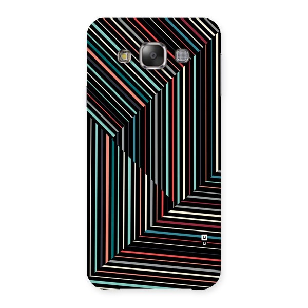 Angulars Stripes Back Case for Galaxy E7