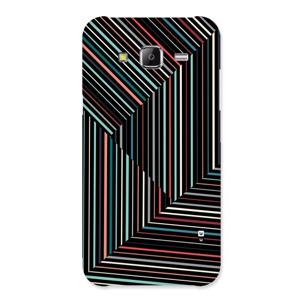 Angulars Stripes Back Case for Galaxy J2 Prime