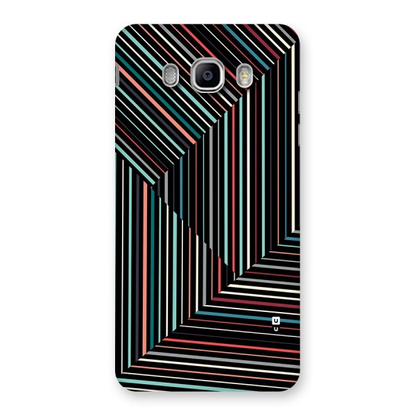 Angulars Stripes Back Case for Galaxy J5 2016