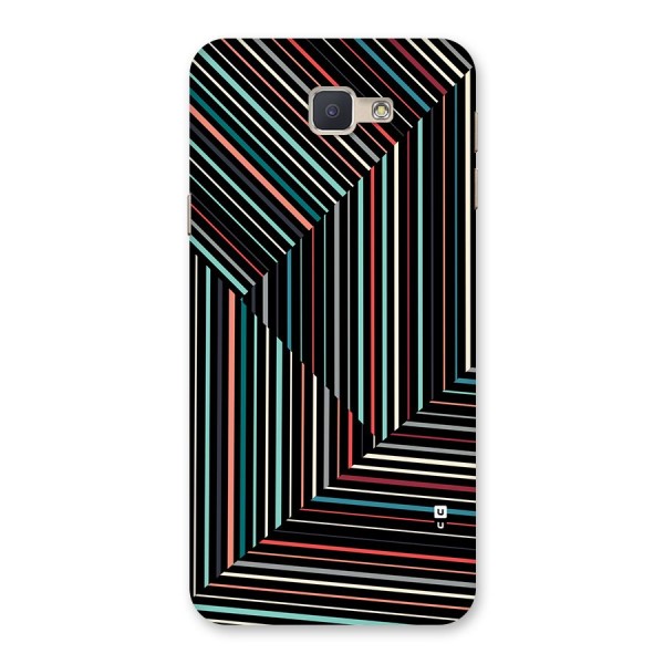 Angulars Stripes Back Case for Galaxy J5 Prime