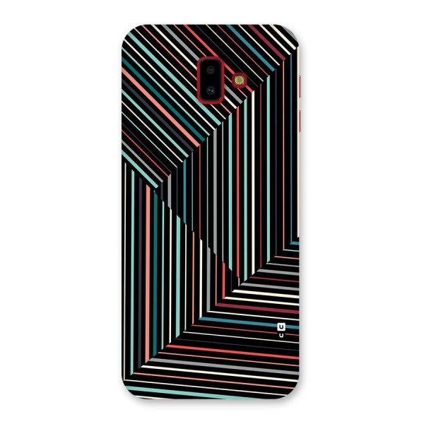 Angulars Stripes Back Case for Galaxy J6 Plus