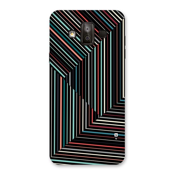 Angulars Stripes Back Case for Galaxy J7 Duo