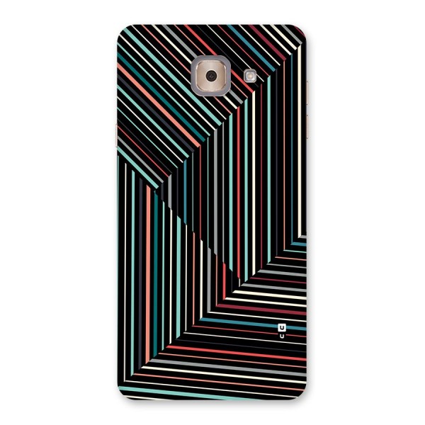 Angulars Stripes Back Case for Galaxy J7 Max