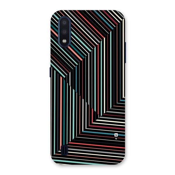 Angulars Stripes Back Case for Galaxy M01