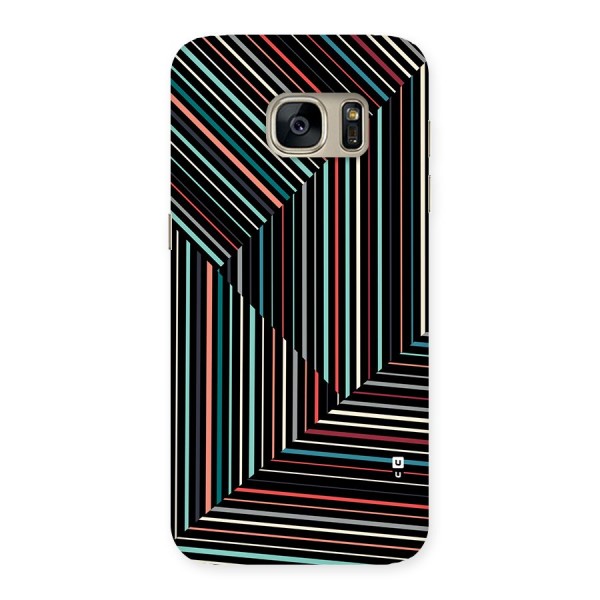 Angulars Stripes Back Case for Galaxy S7