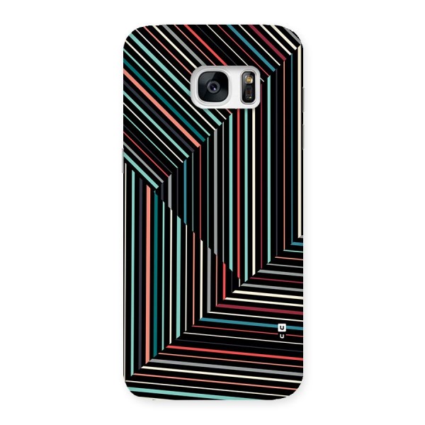 Angulars Stripes Back Case for Galaxy S7 Edge