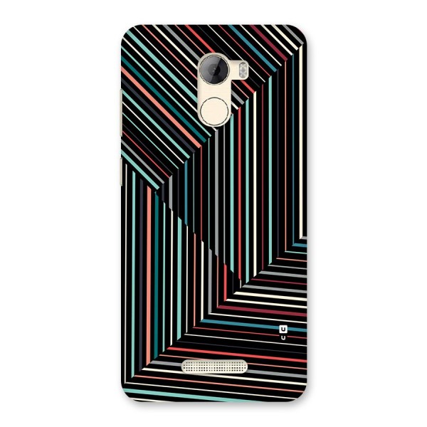 Angulars Stripes Back Case for Gionee A1 LIte