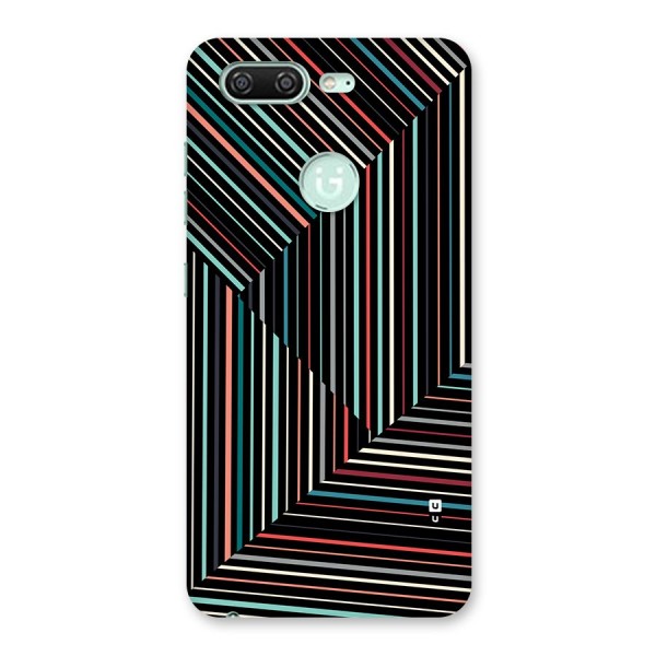 Angulars Stripes Back Case for Gionee S10