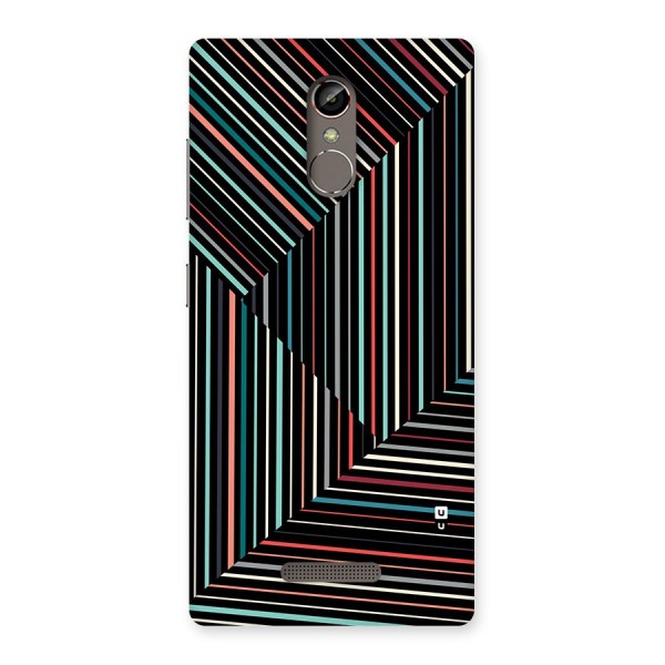 Angulars Stripes Back Case for Gionee S6s