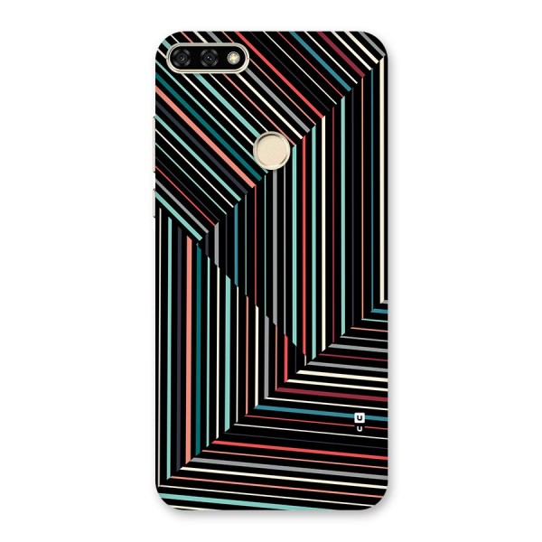 Angulars Stripes Back Case for Honor 7A