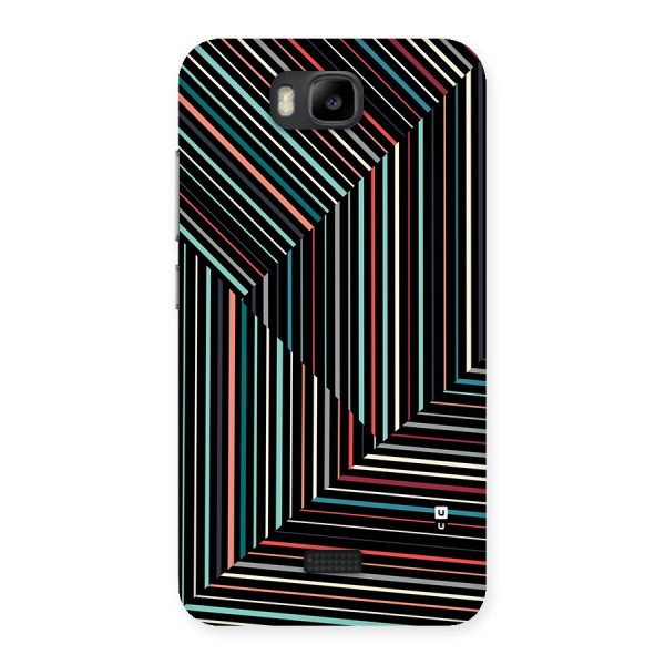 Angulars Stripes Back Case for Honor Bee