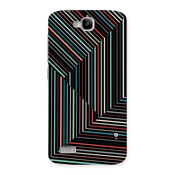 Angulars Stripes Back Case for Honor Holly