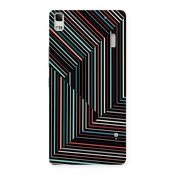 Angulars Stripes Back Case for Lenovo A7000